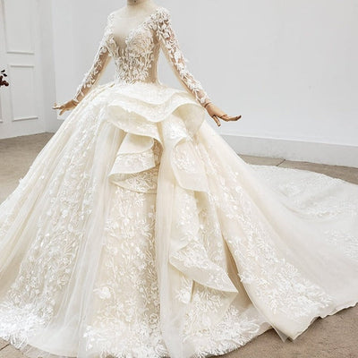 Sequined Splendor Wedding Dress
