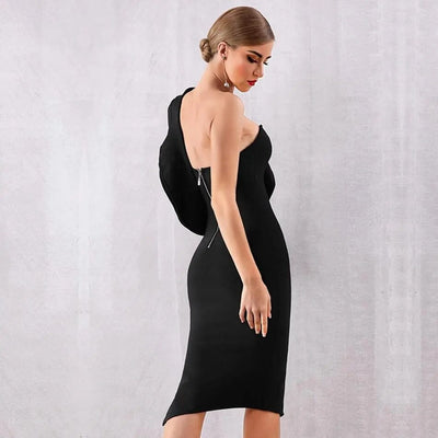One Shoulder Bodycon Party Dress Special Occasion BLISS GOWN 