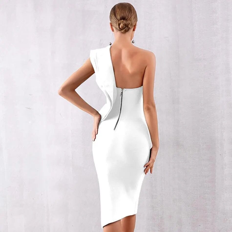 One Shoulder Bodycon Party Dress Special Occasion BLISS GOWN 