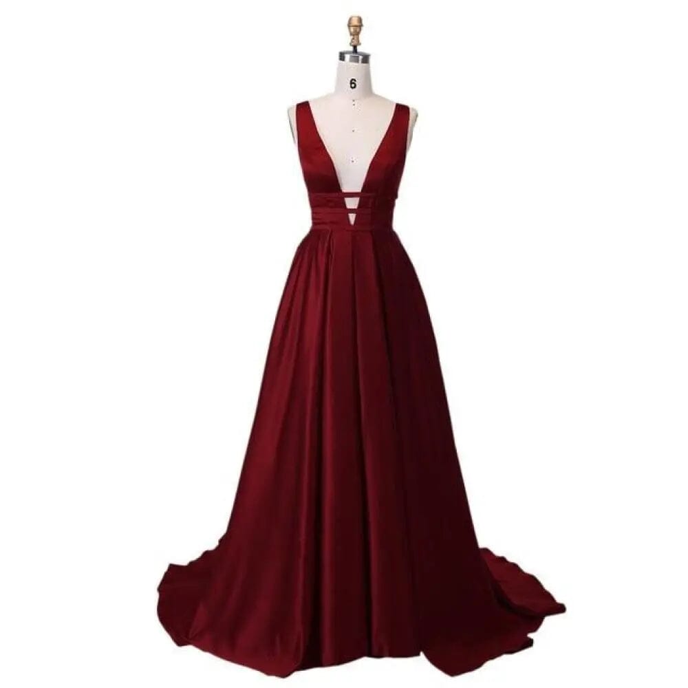 Sexy Red Evening Formal Dresses Evening & Formal Dresses BLISS GOWN Dark Red-39 2 