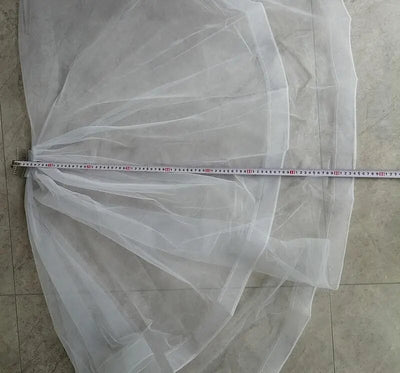 Simple Two Layers Bridal Wedding Veils Wedding Accessories BlissGown.com 