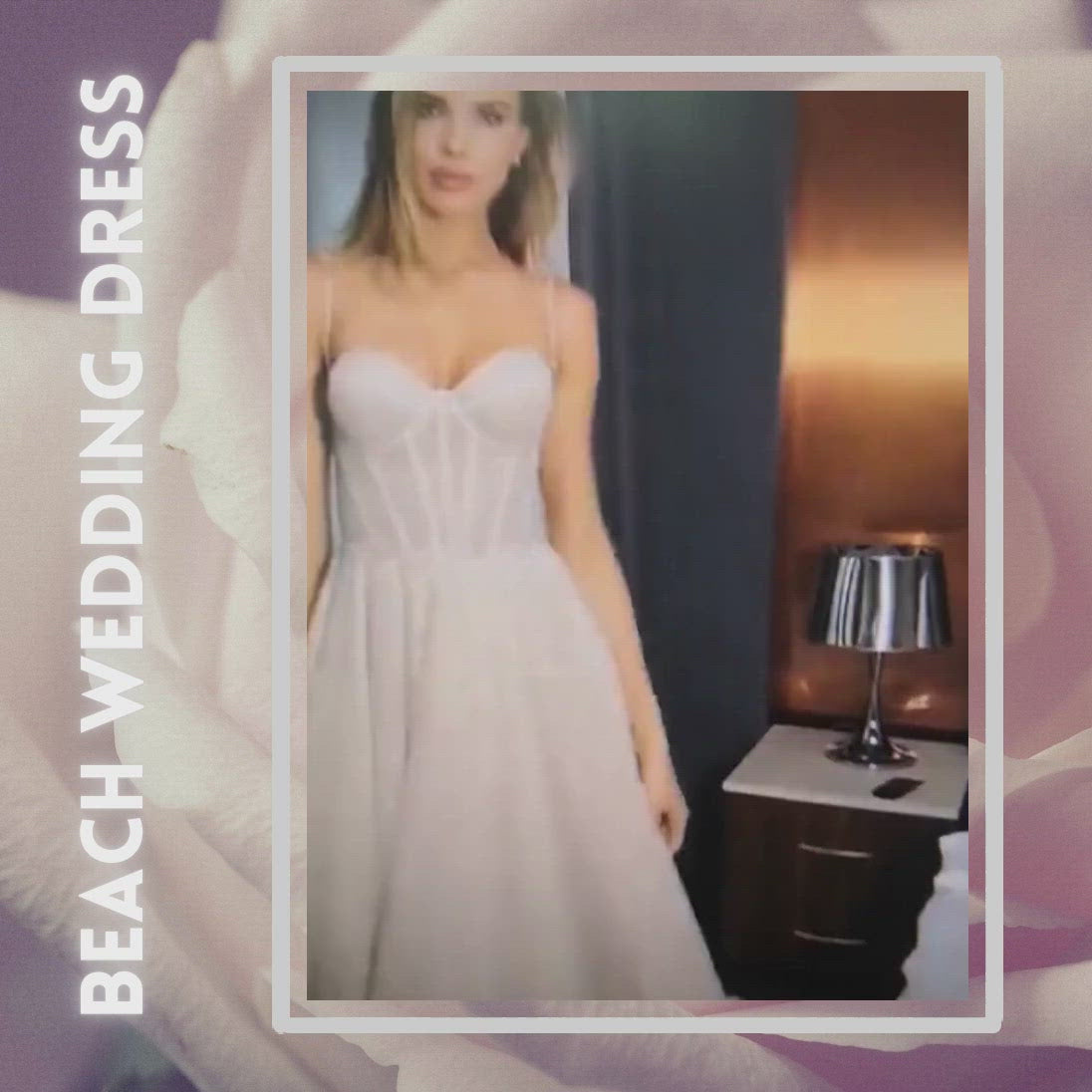 Glitter Tulle Sexy Spaghetti Straps Princess Bridal Gown