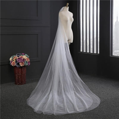 3M & 2 Layer With Comb Wedding Veil Wedding Accessories BlissGown 