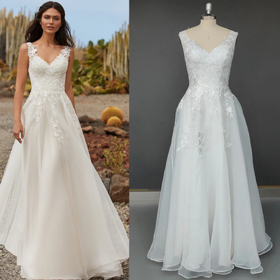 Shoreline Elegance Bridal Dress