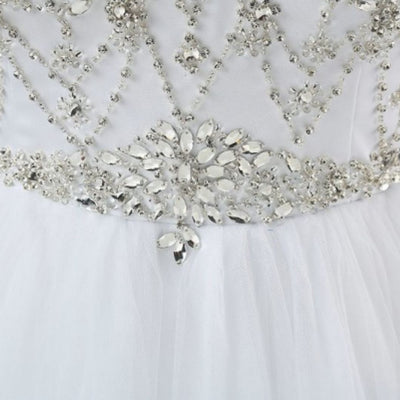Beads Crystal Tulle Luxury Wedding Gown Luxury Wedding Dresses BlissGown 