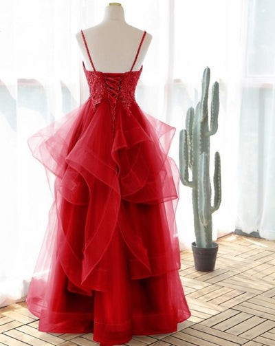Beautiful Sexy spaghetti strap style Evening dress Evening & Formal Dresses BlissGown 