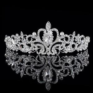 Bronze Vintage Handmade Princess Hair Crown Wedding Accessories BlissGown 