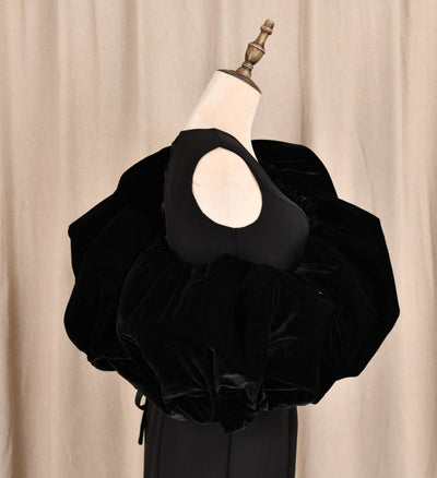 Customized Dress Black Two Piece V-Neck Mermaid Evening Dress Evening & Formal Dresses BlissGown 