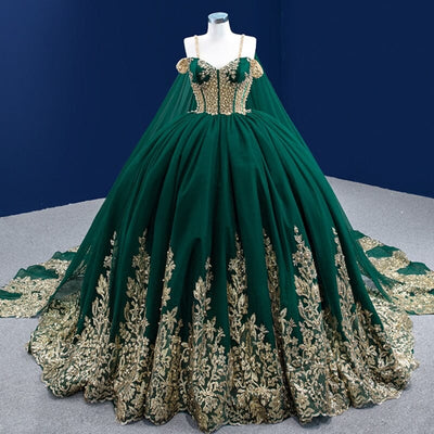 Gorgeous Long One-Piece Dress Gown Organza Ball Gown Evening Suits For Women Beading RSM222194 Vestidos De Novia 0 BlissGown 