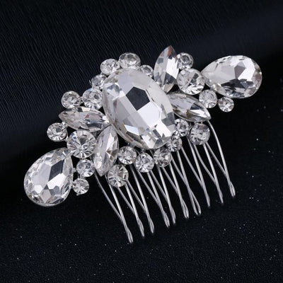 Handmade Flowers Beads Pearl Hair Clip Wedding Accessories Wedding Accessories BlissGown 3 