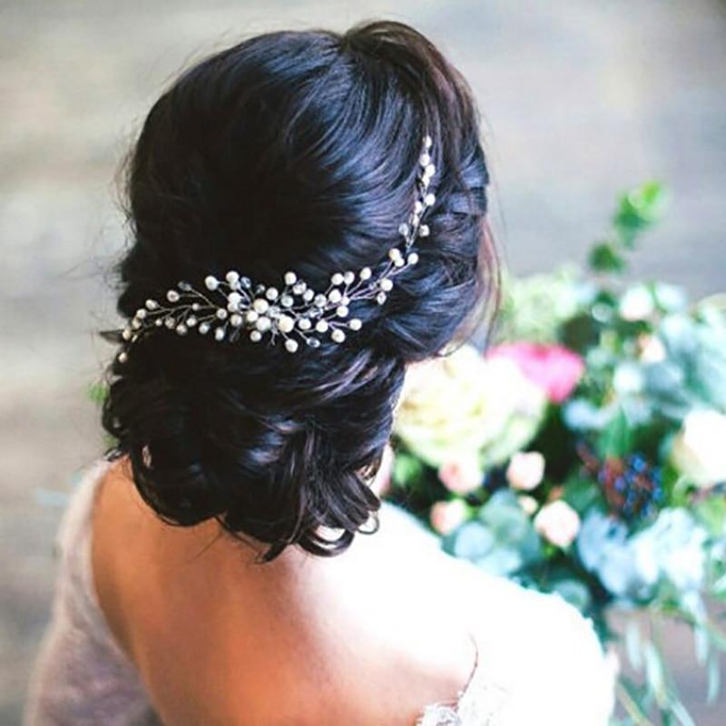 Handmade Flowers Beads Pearl Hair Clip Wedding Accessories Wedding Accessories BlissGown 