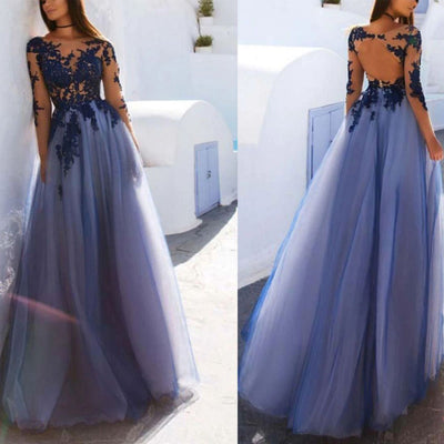 Lace Evening Dress Formal Party Gown Evening & Formal Dresses BlissGown 