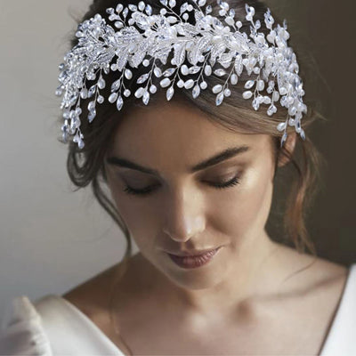Rhinestone Tiaras Crystal Bridal Hair Jewelry Wedding Accessories BlissGown 