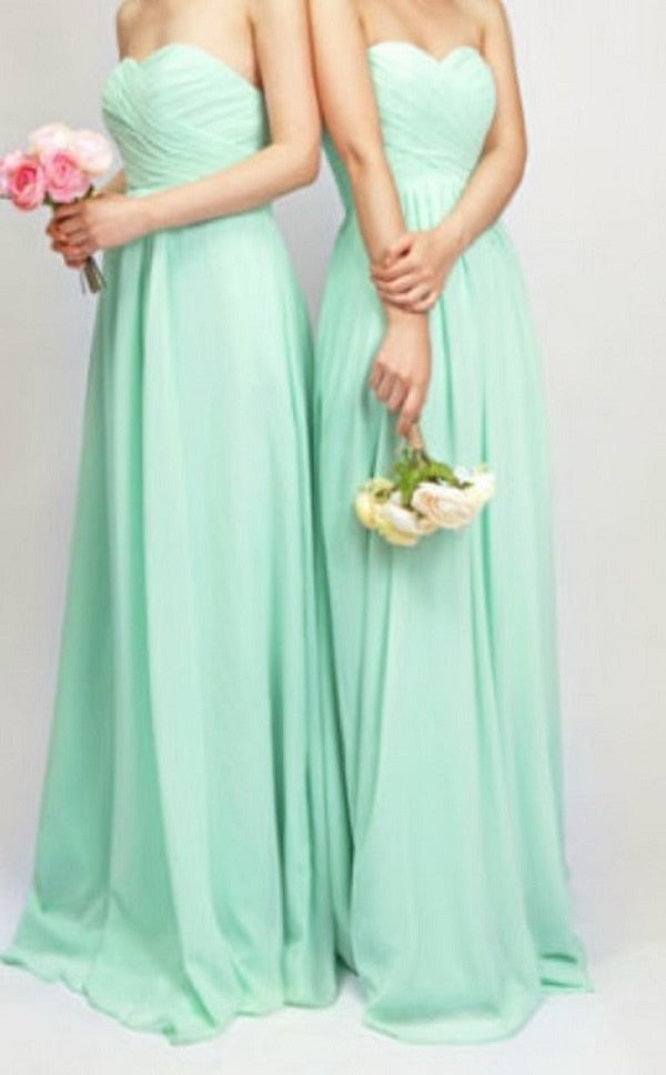 Sexy Bridesmaid Formal Multi Long Dress Bridesmaid Dresses BLISS GOWN Mint Green M 