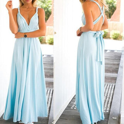 Sexy Bridesmaid Formal Multi Long Dress Bridesmaid Dresses BLISS GOWN sexy dress L 