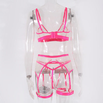 Transparent Bra Panty Set 4-Pieces Seamless Lingerie Accessories BlissGown 