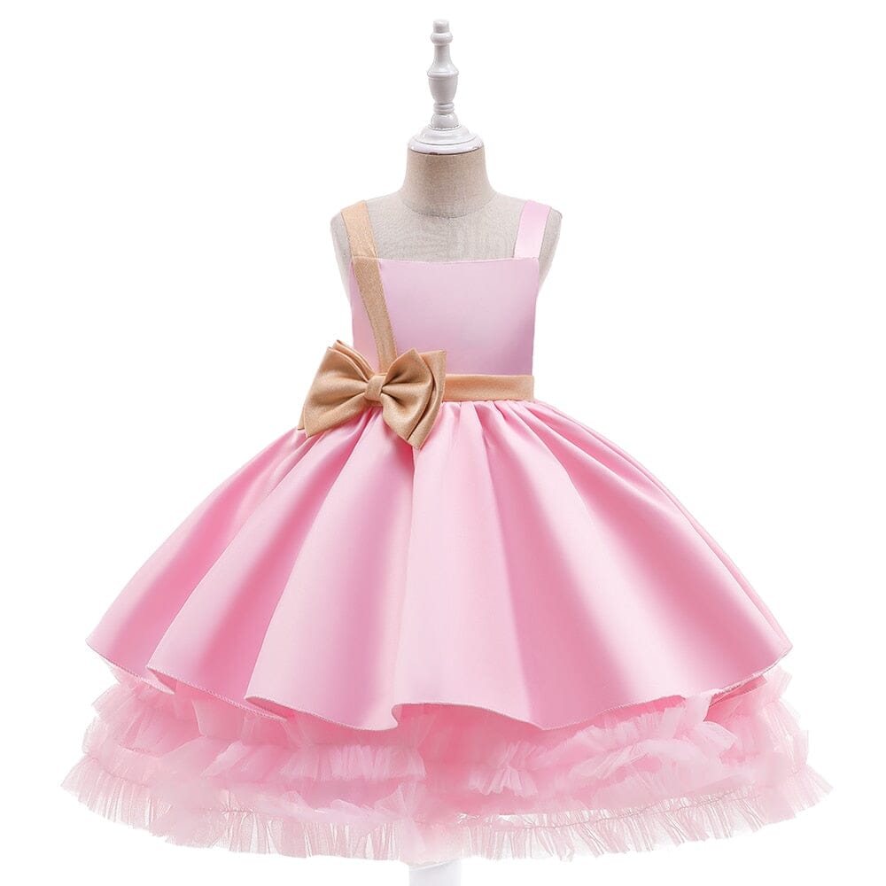 Tulle Sequin with Bow Princess Dress Special Occasion BlissGown 2T Pink 