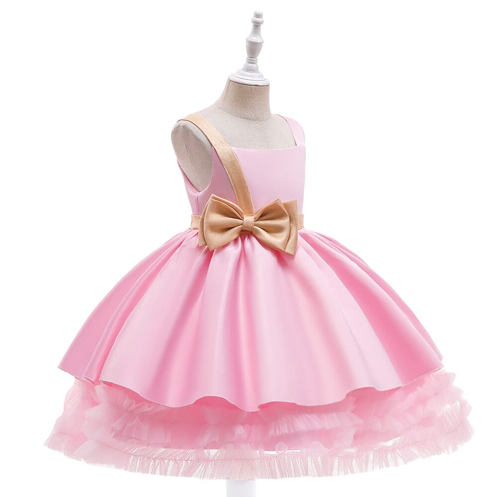 Tulle Sequin with Bow Princess Dress Special Occasion BlissGown 