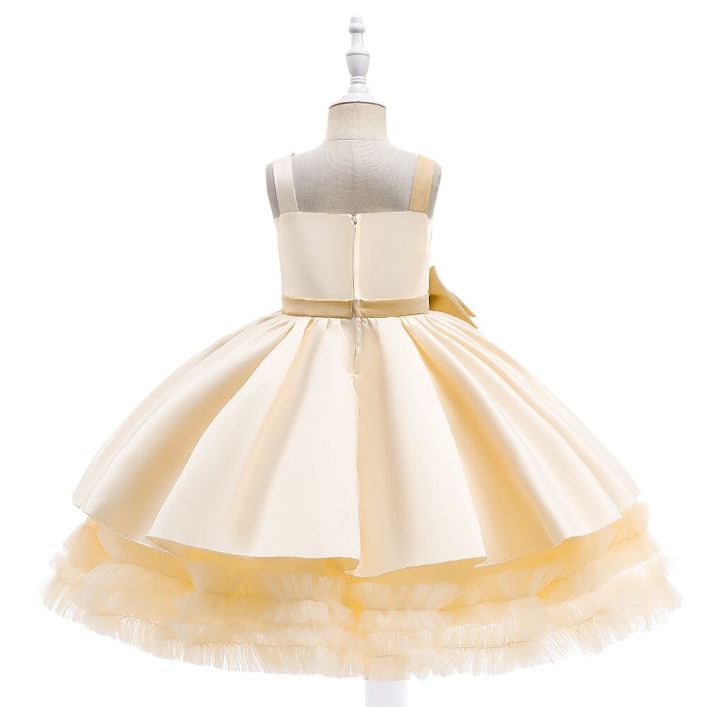 Tulle Sequin with Bow Princess Dress Special Occasion BlissGown 